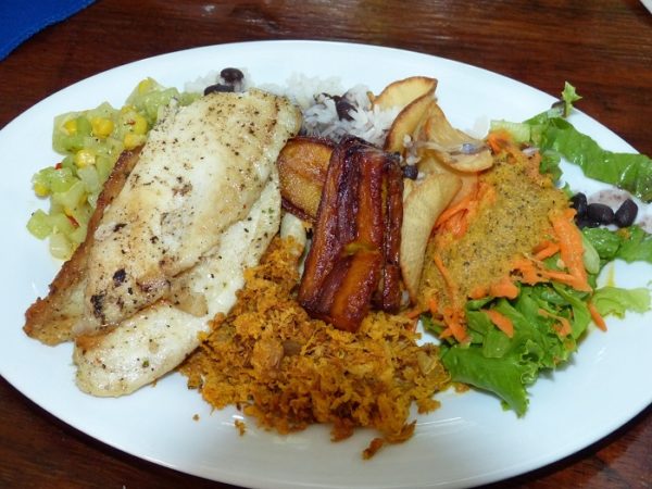 Plat typique costaricien