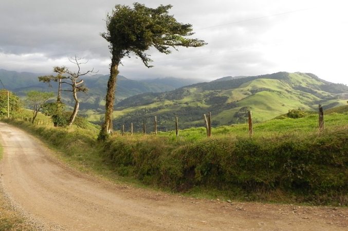 Straßenzustand in Costa Rica