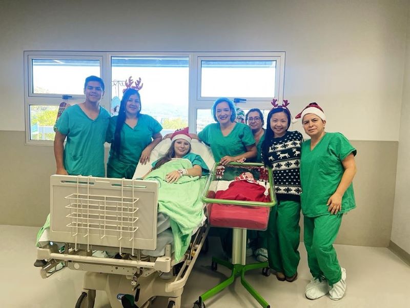 baby delivery at Hospital México Costa Rica